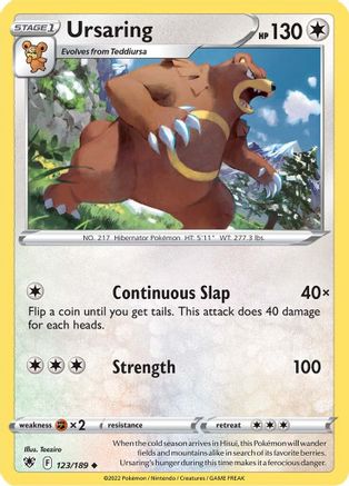 Ursaring 123   - Uncommon