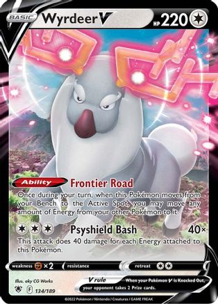 Wyrdeer V 134  - Holofoil  - Ultra Rare