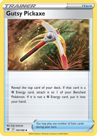 Gutsy Pickaxe 145  - Reverse Holofoil  - Uncommon