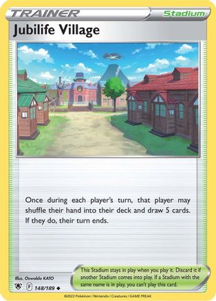 Jubilife Village 148  - Reverse Holofoil  - Uncommon