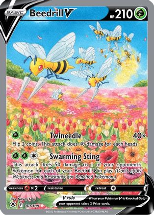Beedrill V (Alternate Full Art) 161  - Holofoil  - Ultra Rare