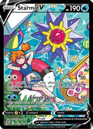 Starmie V TG13  - Holofoil  - Ultra Rare