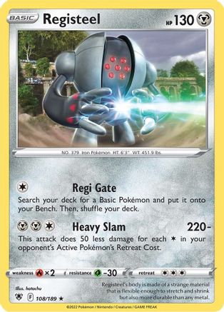 Registeel 108   - Rare