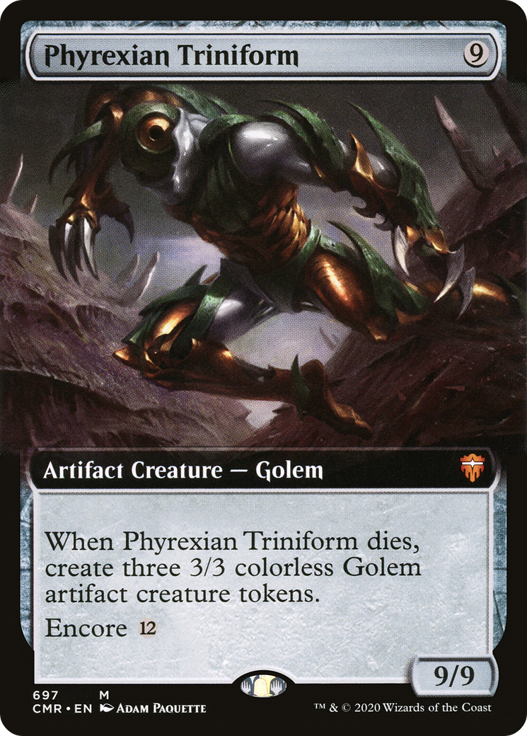 Phyrexian Triniform (Extended Art) (CMR-697)
