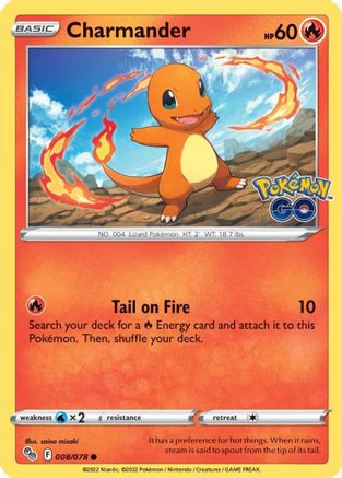 Charmander 008  - Reverse Holofoil  - Common
