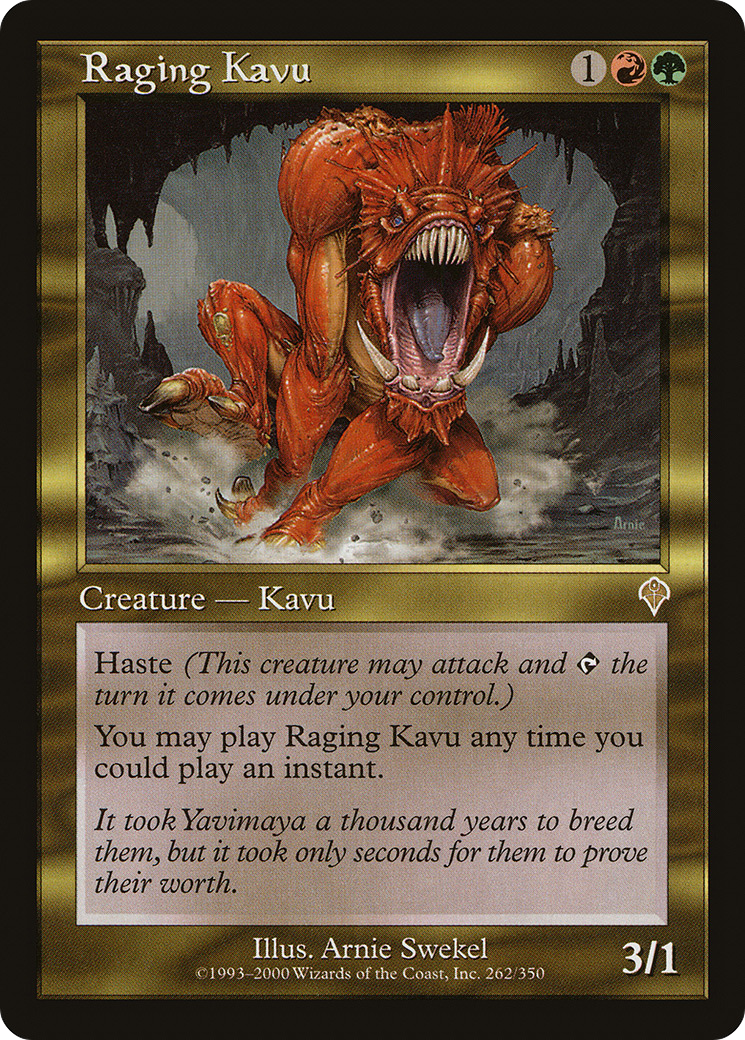 Raging Kavu (INV-262)  Foil