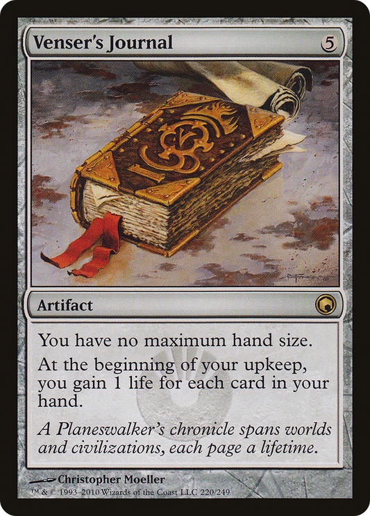 Venser's Journal (SOM-220)  Foil