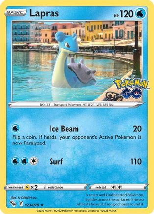 Lapras 023  - Holofoil  - Holo Rare
