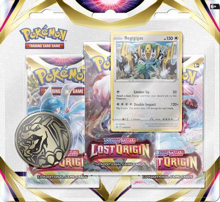 Lost Origin 3 Pack Blister [Regigigas]