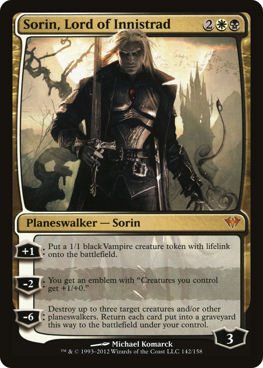 Sorin, Lord of Innistrad (DKA-142)  Foil
