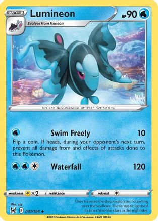 Lumineon 041  - Reverse Holofoil  - Uncommon