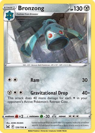 Bronzong 126   - Uncommon