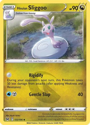 Hisuian Sliggoo 133  - Reverse Holofoil  - Uncommon