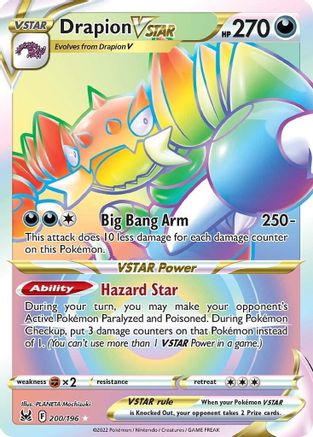 Drapion VSTAR (Secret) 200  - Holofoil  - Secret Rare