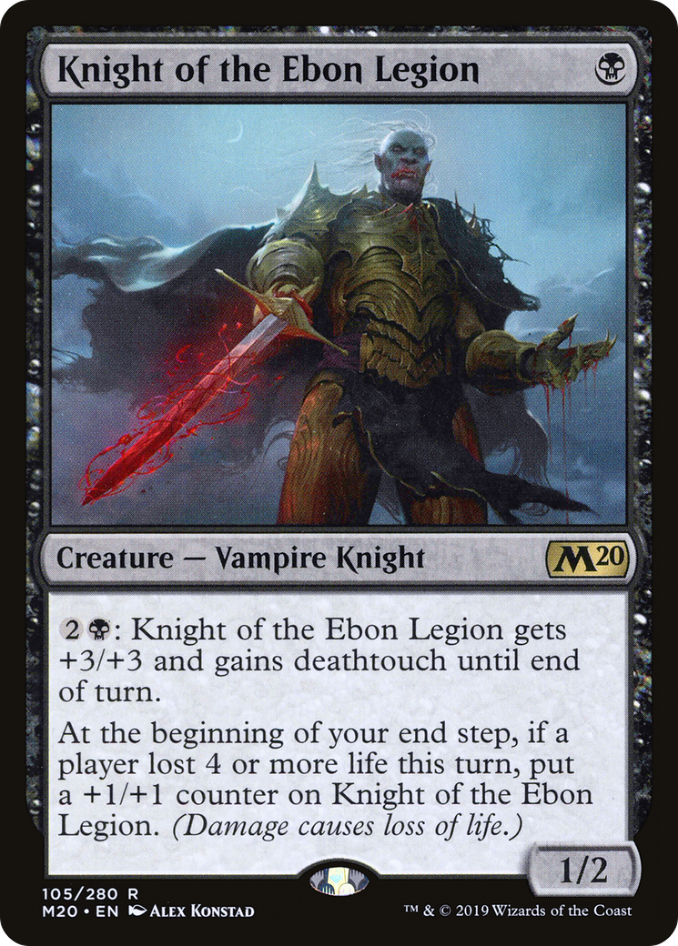 Knight of the Ebon Legion (M20-105)  Foil
