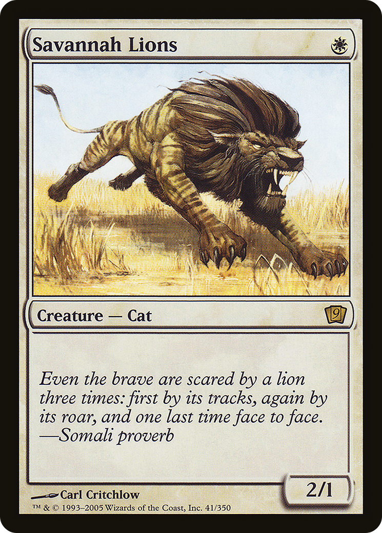 Savannah Lions (9ED-041)