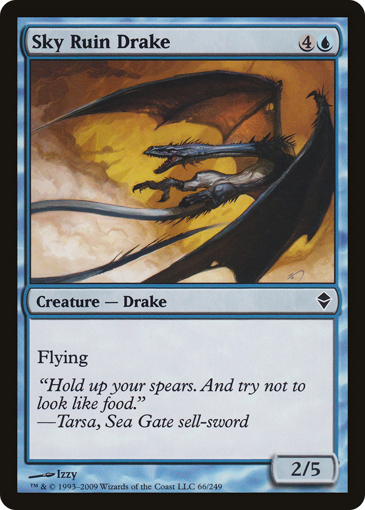 Sky Ruin Drake (ZEN-066)  Foil