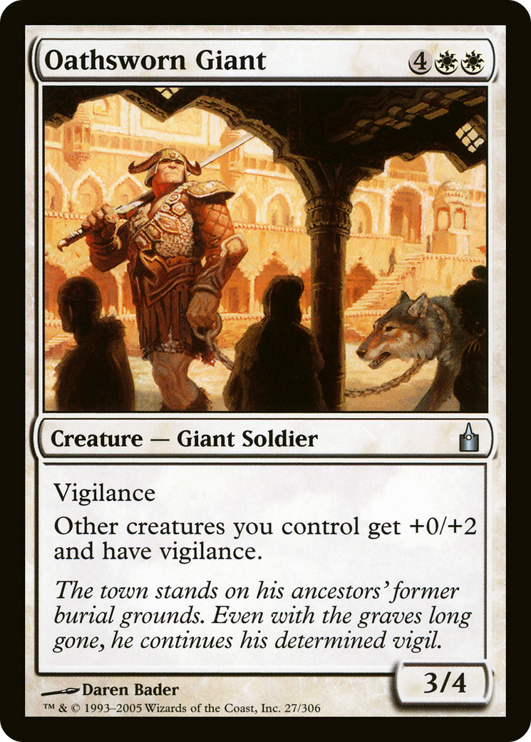 Oathsworn Giant (RAV-027)  Foil
