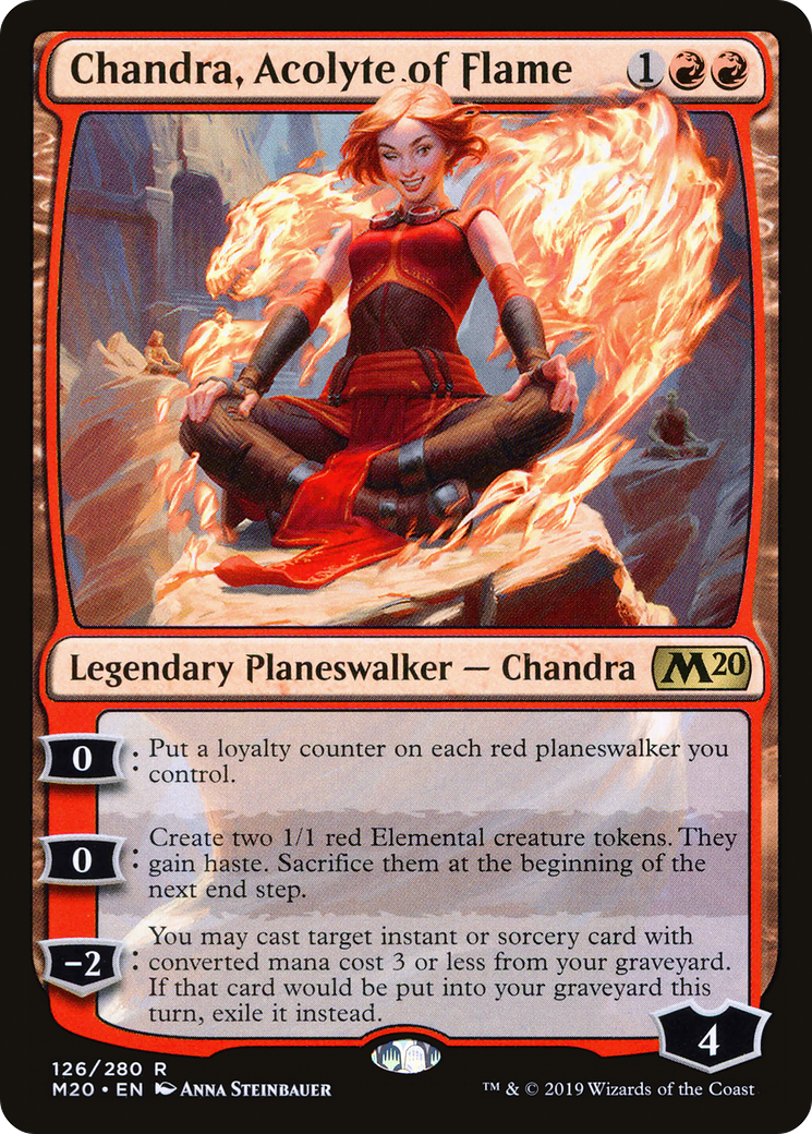 Chandra, Acolyte of Flame (M20-126)  Foil