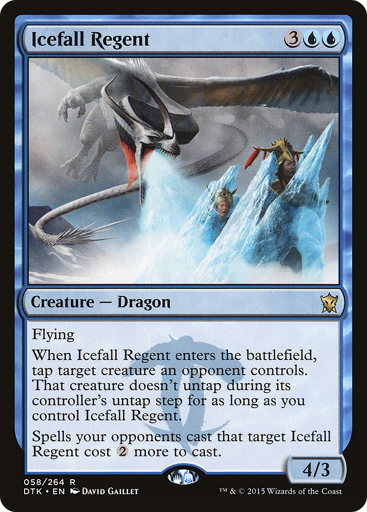 Icefall Regent (DTK-058)  Foil