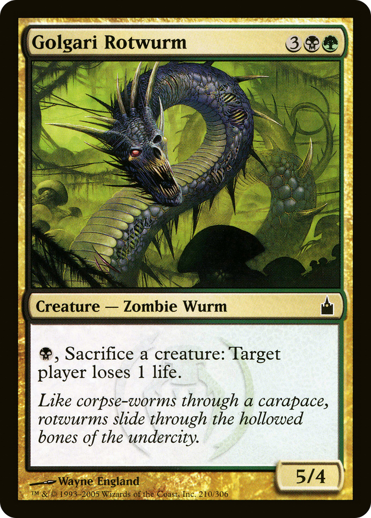 Golgari Rotwurm (RAV-210)  Foil
