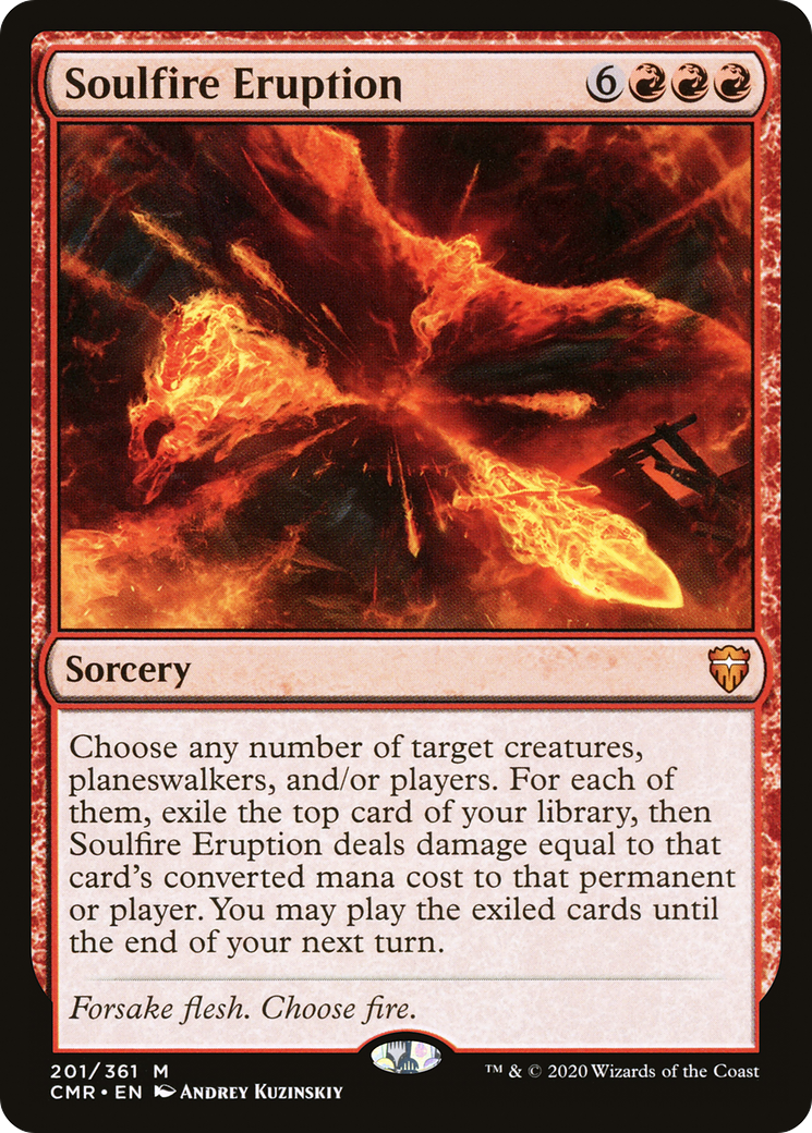 Soulfire Eruption (CMR-201)  Foil