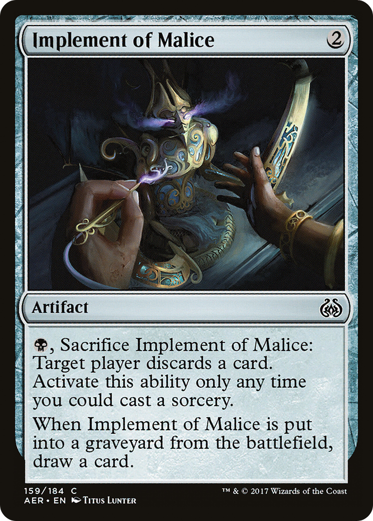 Implement of Malice (AER-159)  Foil