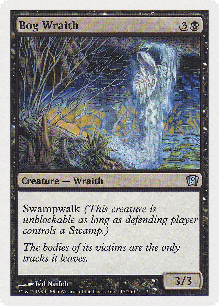 Bog Wraith (9ED-117)  Foil