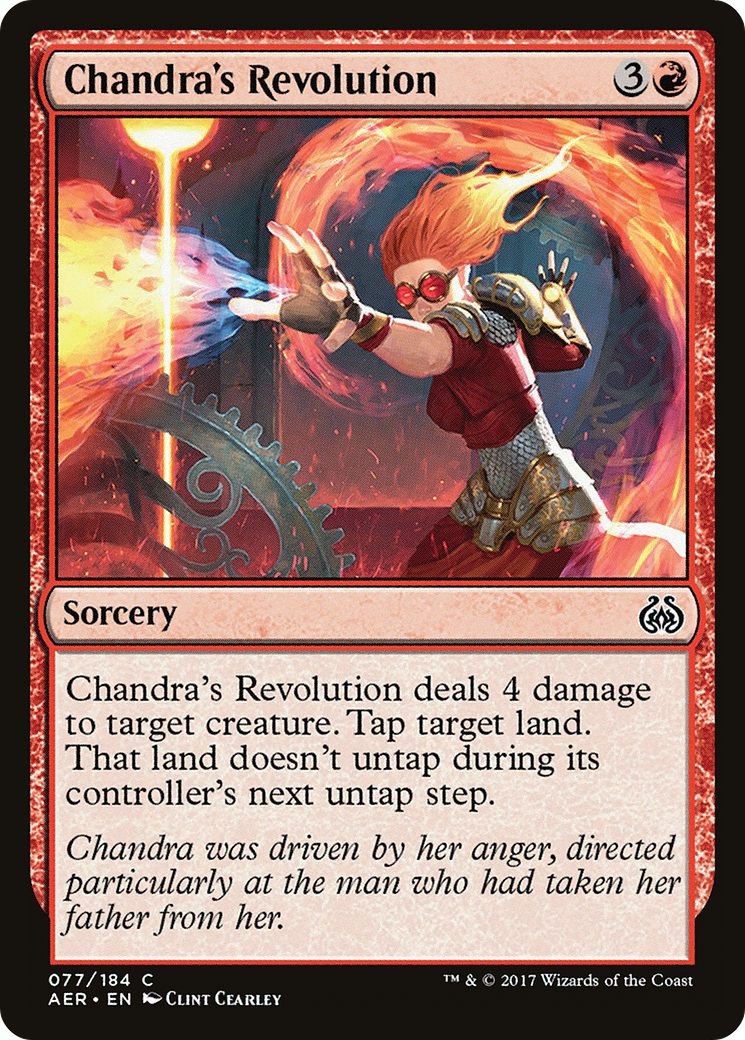 Chandra's Revolution (AER-077)  Foil