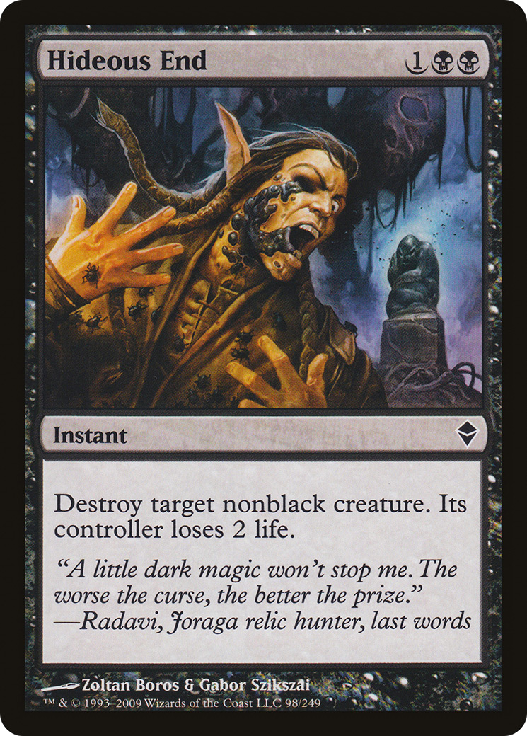Hideous End (ZEN-098)  Foil