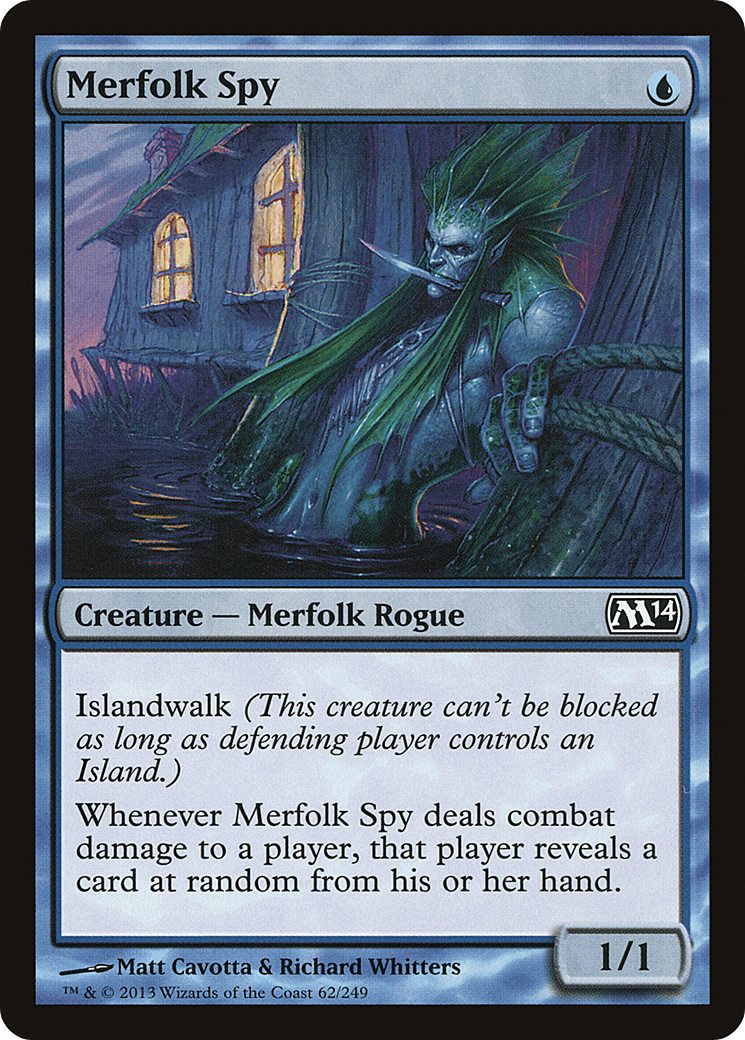 Merfolk Spy (M14-062)  Foil