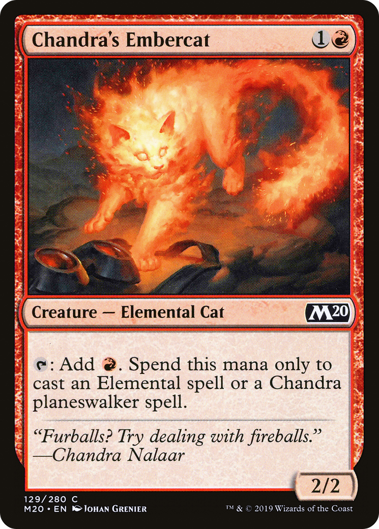 Chandra's Embercat (M20-129)  Foil