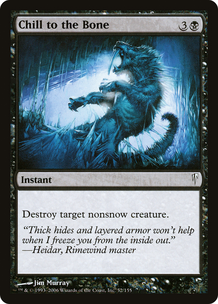 Chill to the Bone (CSP-052)  Foil