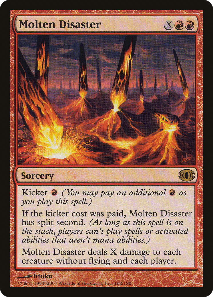 Molten Disaster (FUT-102)  Foil