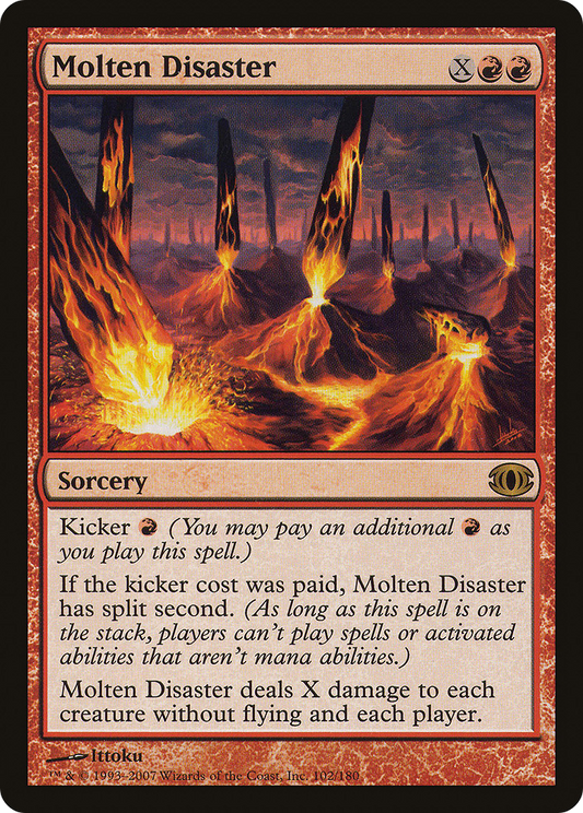 Molten Disaster (FUT-102)  Foil