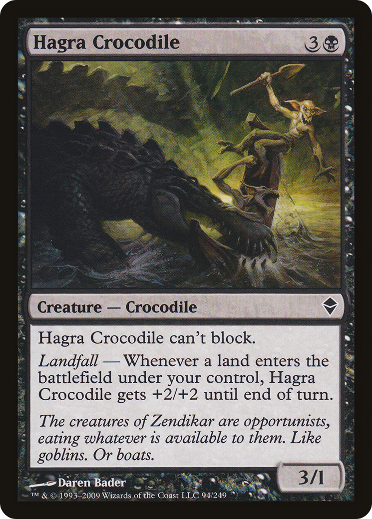 Hagra Crocodile (ZEN-094)  Foil