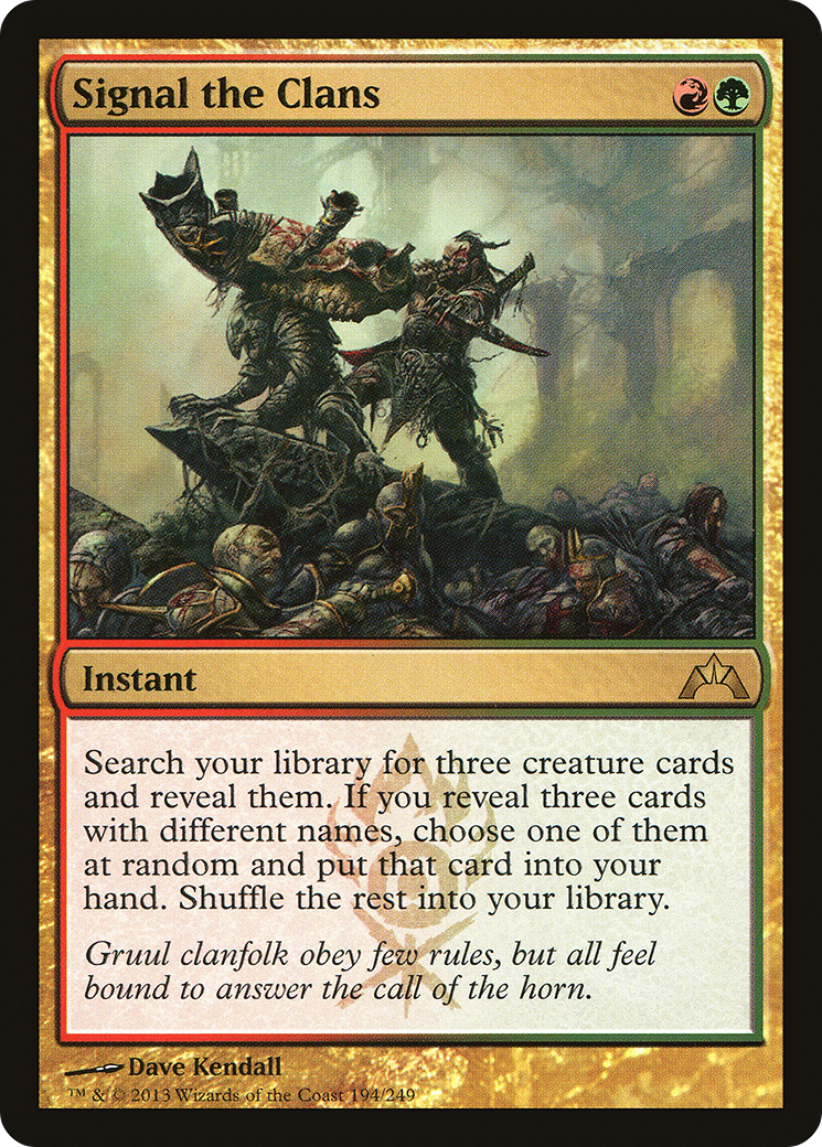 Signal the Clans (GTC-194)  Foil