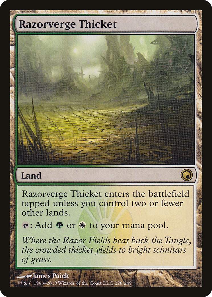 Razorverge Thicket (SOM-228)  Foil