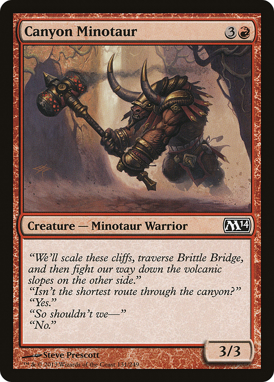 Canyon Minotaur (M14-131)  Foil