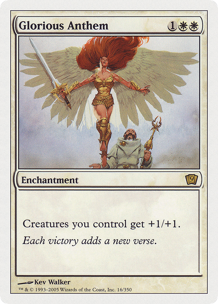 Glorious Anthem (9ED-016)  Foil