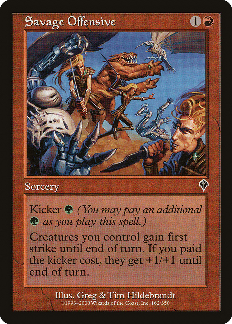 Savage Offensive (INV-162)  Foil