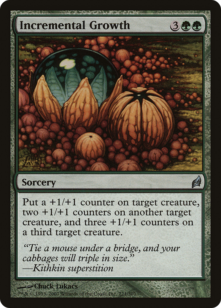 Incremental Growth  Foil