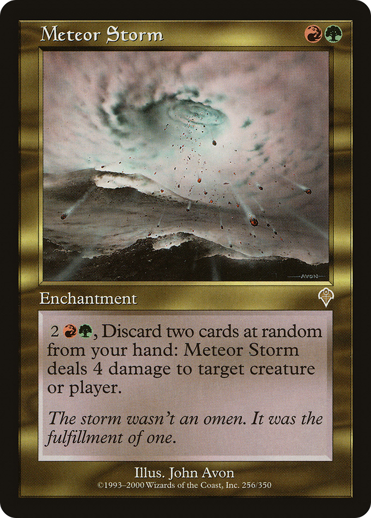 Meteor Storm (INV-256)  Foil