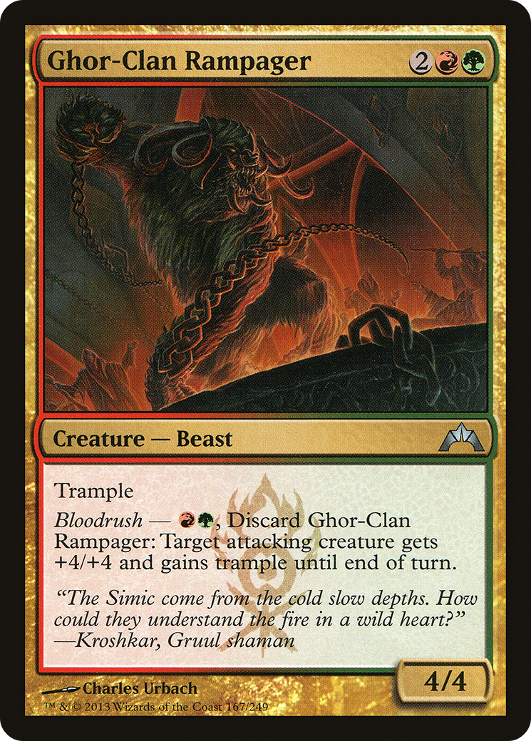 Ghor-Clan Rampager (GTC-167)  Foil