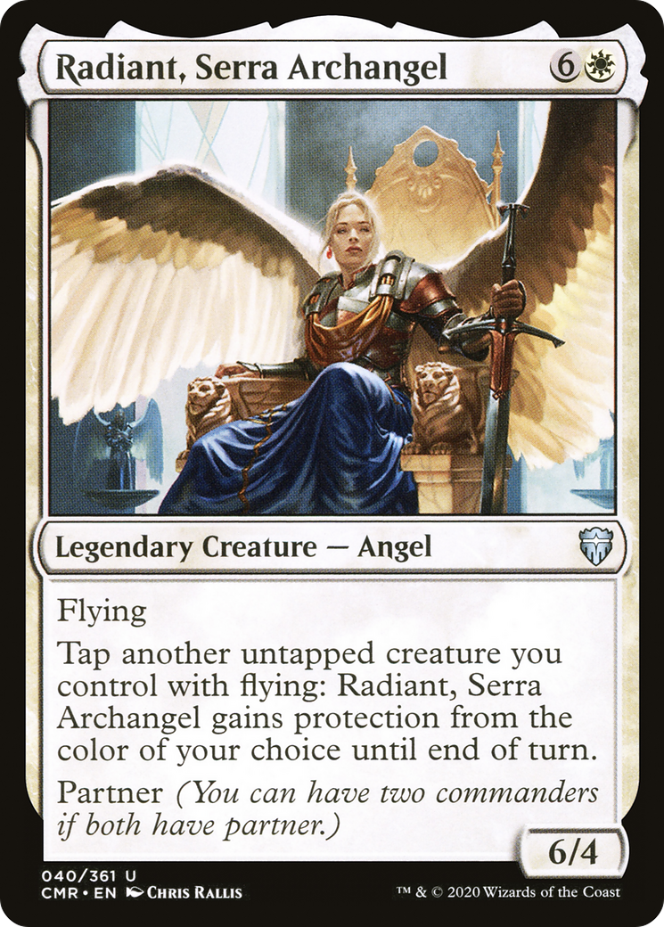 Radiant, Serra Archangel (CMR-040)  Foil