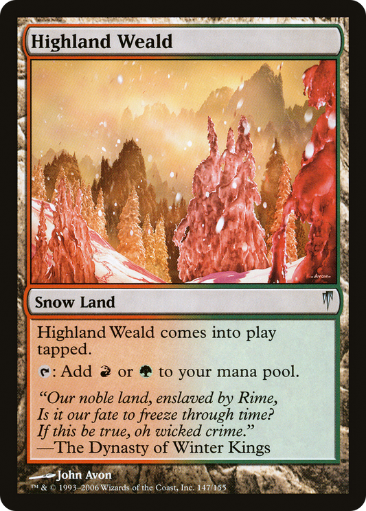 Highland Weald (CSP-147)  Foil