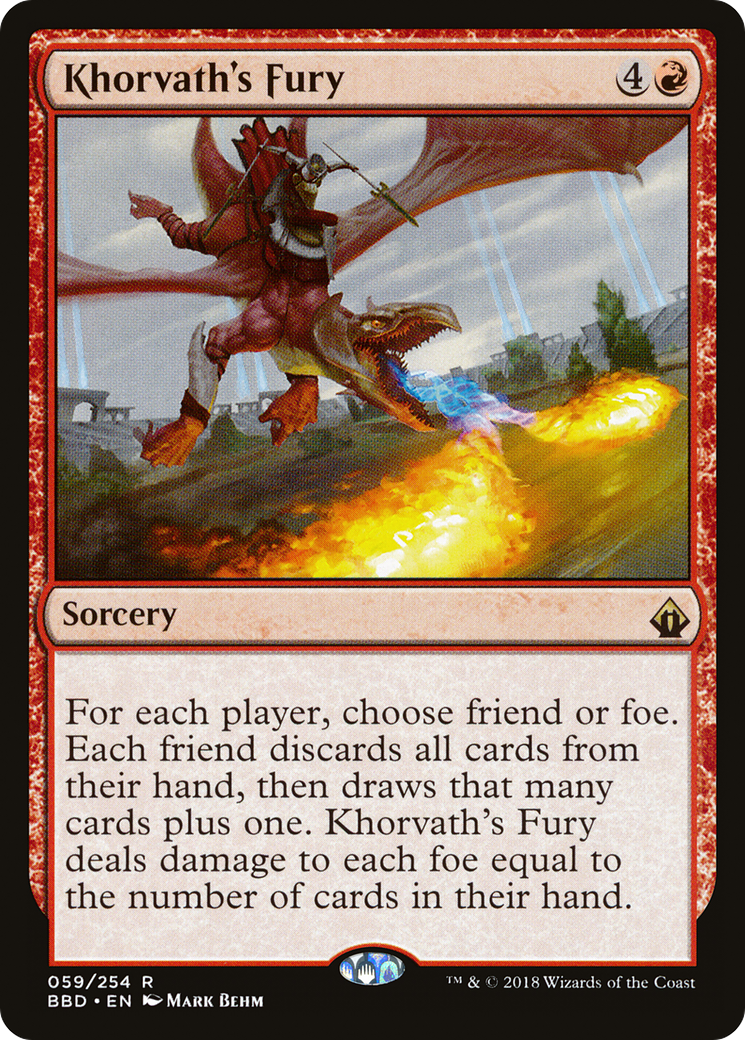 Khorvath's Fury (BBD-059)  Foil