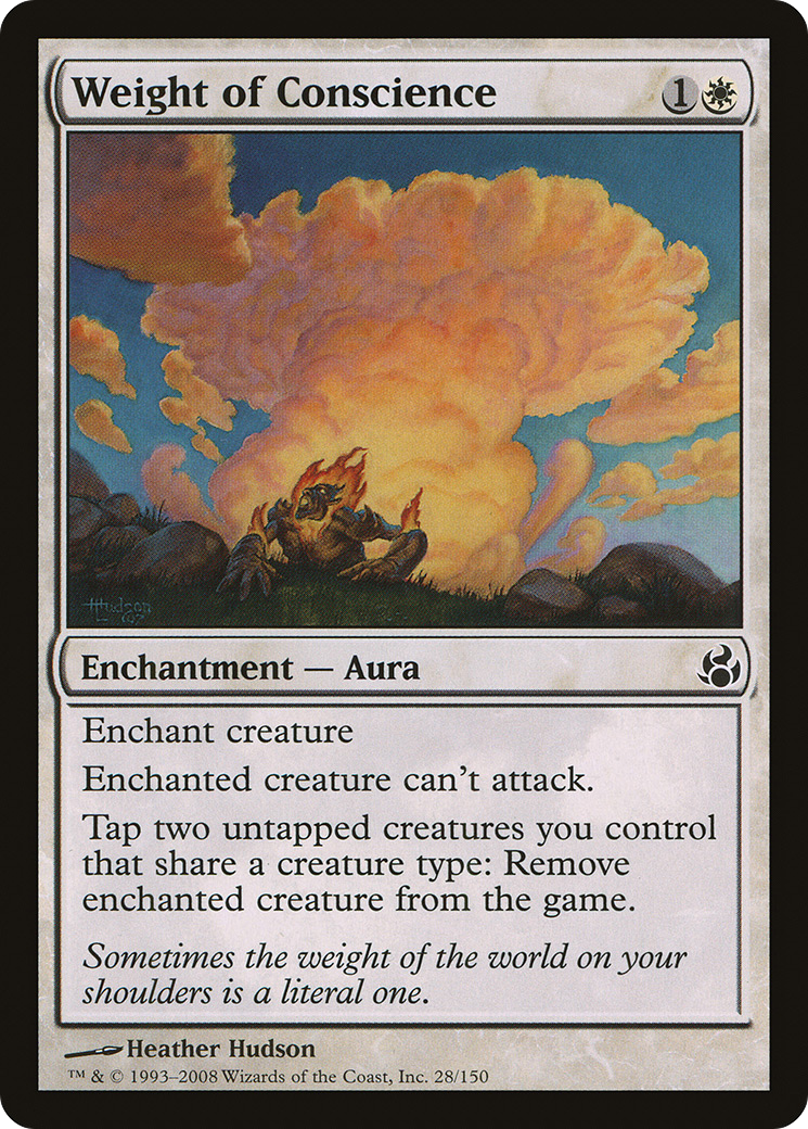 Weight of Conscience (MOR-028)  Foil