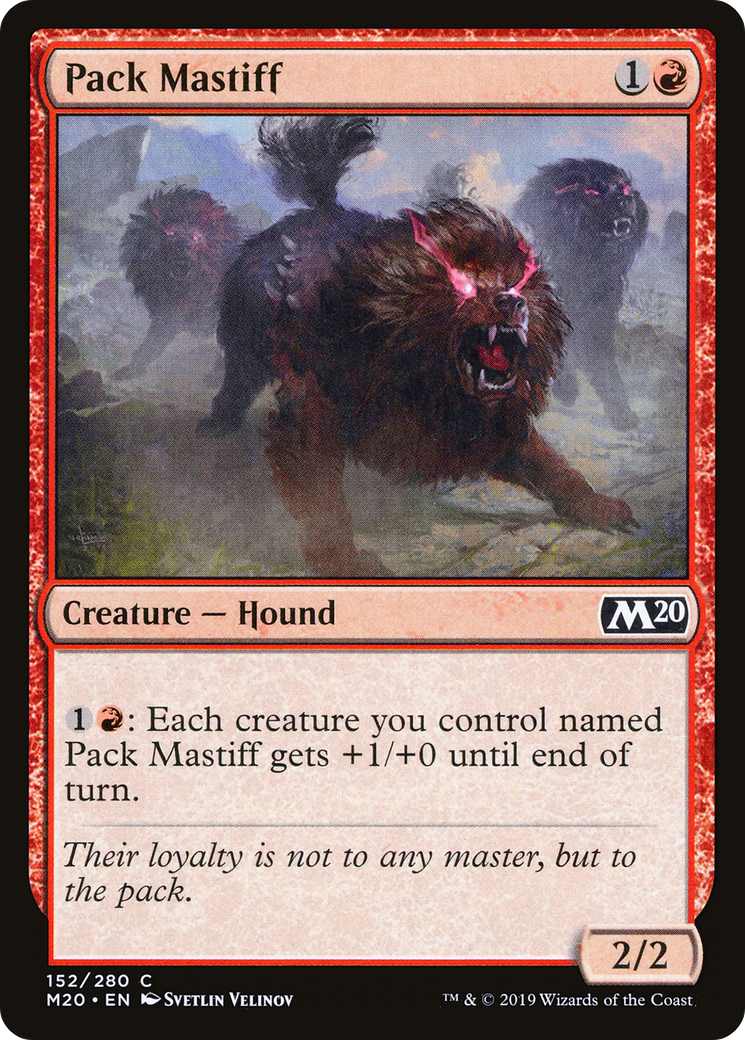 Pack Mastiff (M20-152)  Foil