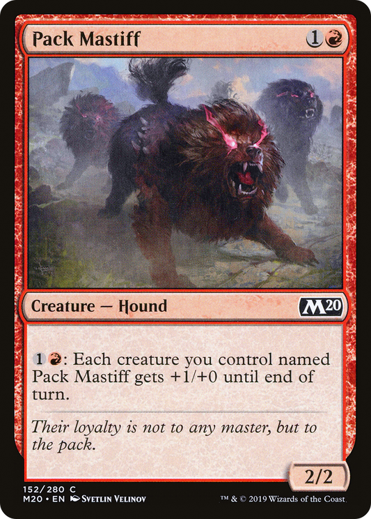 Pack Mastiff (M20-152)  Foil